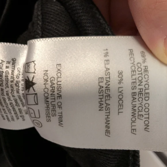 Silver Jeans/Black Highly Desirable Trouser Jeans Sz 26 - Picture 6 of 6